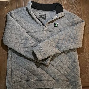 Grey quilted pullover- Happy clothing brand